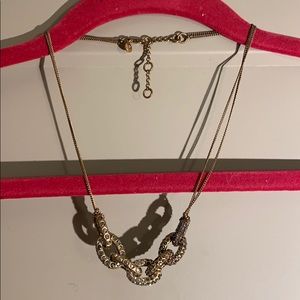 Jcrew diamond link necklace